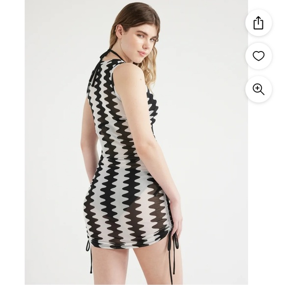 ๐ Mesh Coverup Dress abstract - Picture 8 of 12